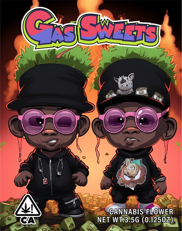 Gas Sweets(1) 3.5g Mylar Bags - Pre Design