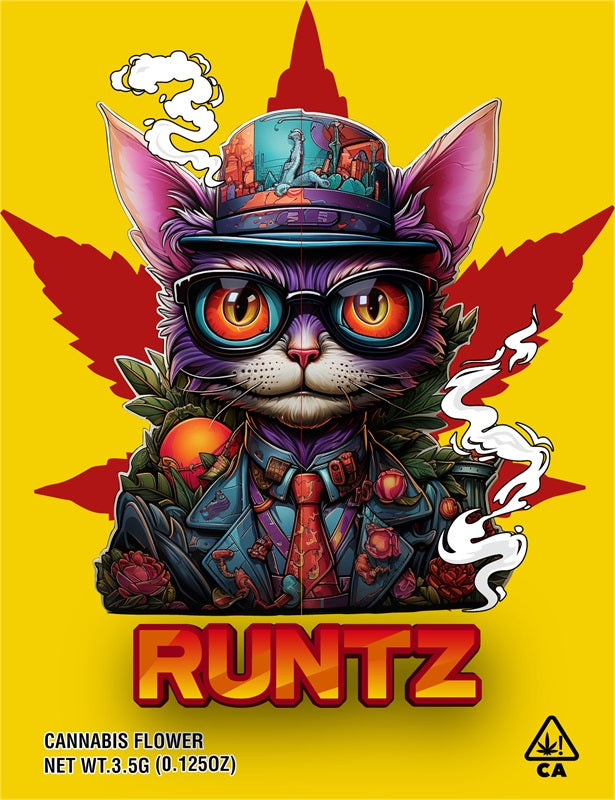 Runtz 3.5g Cannabis Mylar Bags - Pre Made-Style1-1