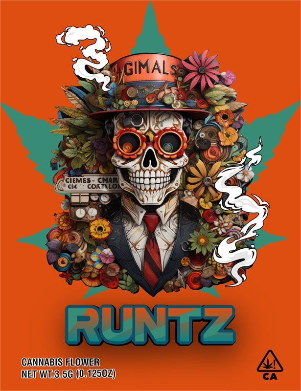 Runtz 3.5g Cannabis Mylar Bags - Pre Made-Style2-3