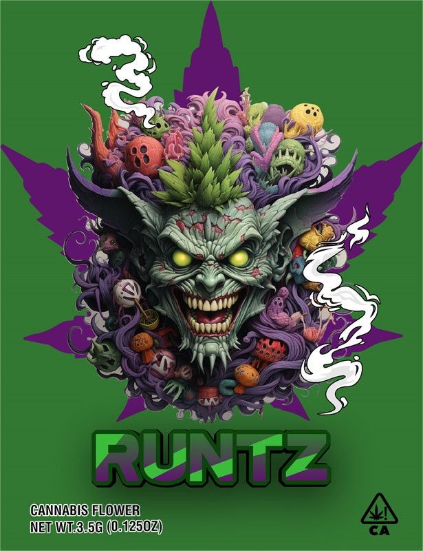 Runtz 3.5g Cannabis Mylar Bags - Pre Made-Style3-1