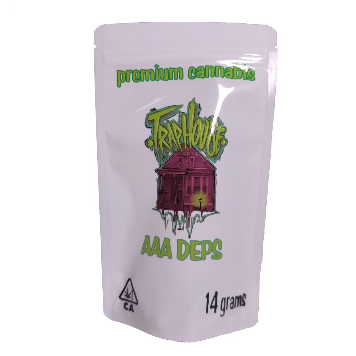 Custom Printed 14g Cannabis Mylar Bag Stand-up Pouch Weed Bag