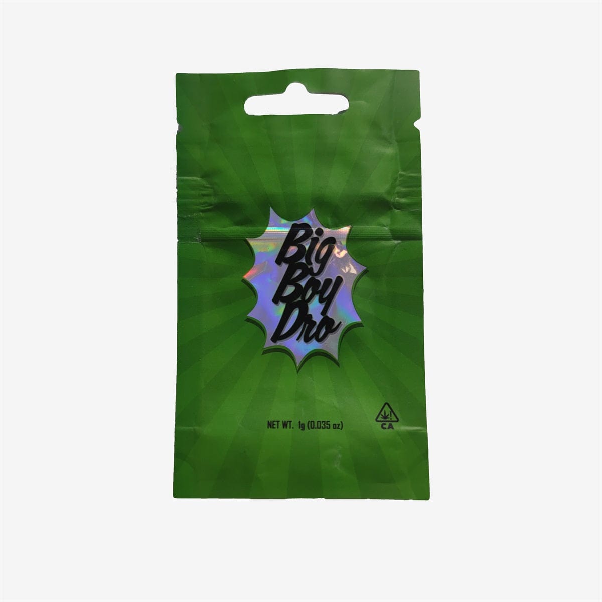 Custom Printed 1g Cannabis Mylar Bag Stand-up Pouch Weed Bag