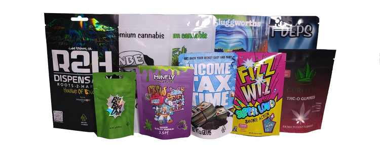 Custom Printed Cannabis Mylar Bag Stand-up Pouch Weed Bag-JDL Packaging-Bannner
