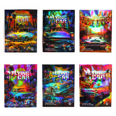 Flying Car 3.5g Cannabis Mylar Bags - Pre Made