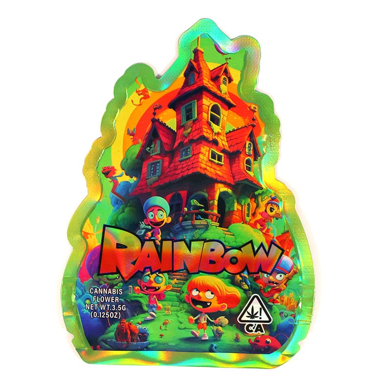 Rainbow(1) 3.5g Cannabis Mylar Bags - Pre Made-Style4