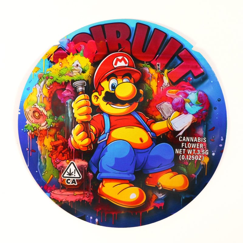 Super Mario 3.5g Cannabis Mylar Bags - Pre Made-Style6